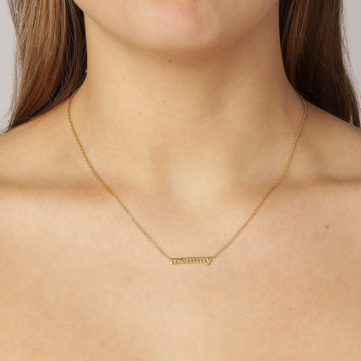 MotherLove Mommy halsband i guld