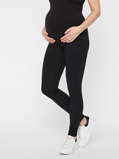 Mammalicious 2 pak vente leggings i økologisk bomuld, MLLea#MamaliciousLeggingsBuump