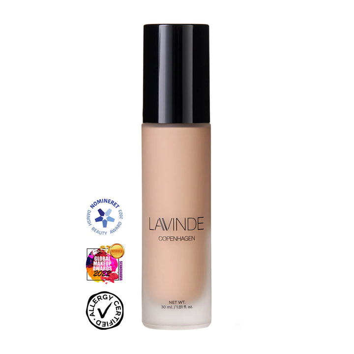 Lavinde Copenhagen NATURAL GLOW Liquid Foundation Beige (207) 30ml - Buump - Cosmetics - Lavinde Copenhagen