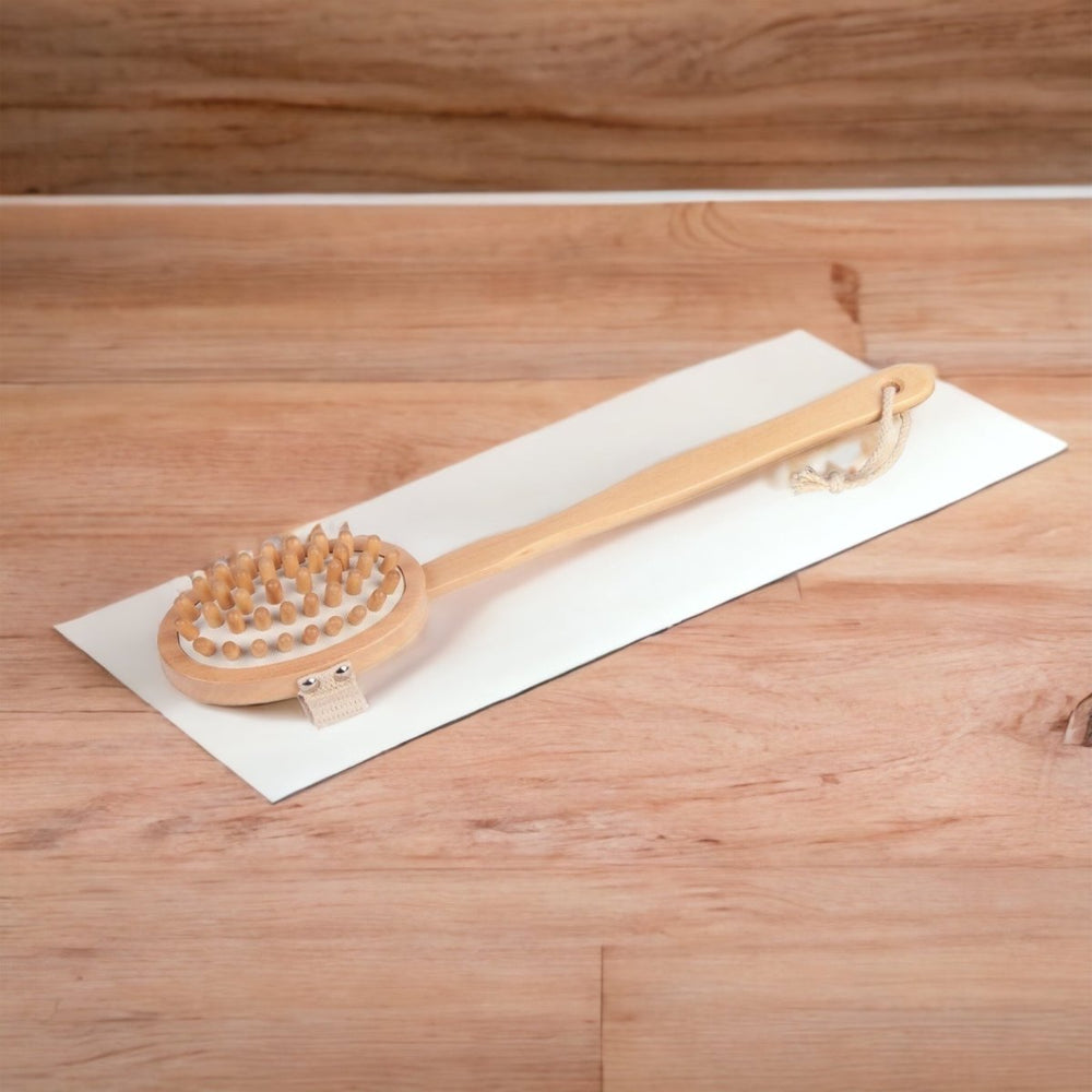 Luksus cellulite børste med ekstra langt skaft og aftageligt massagehoved, Croll & Denecke - Buump - Brushes - Croll & Denecke