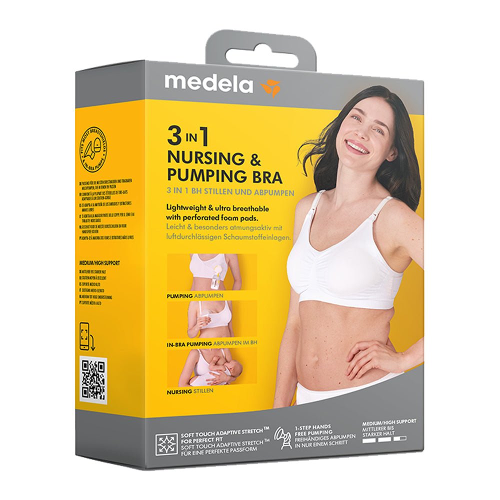 Medela 3-i-1 amme- og pumpe-BH, sort - Buump - Amme-bh - Medela