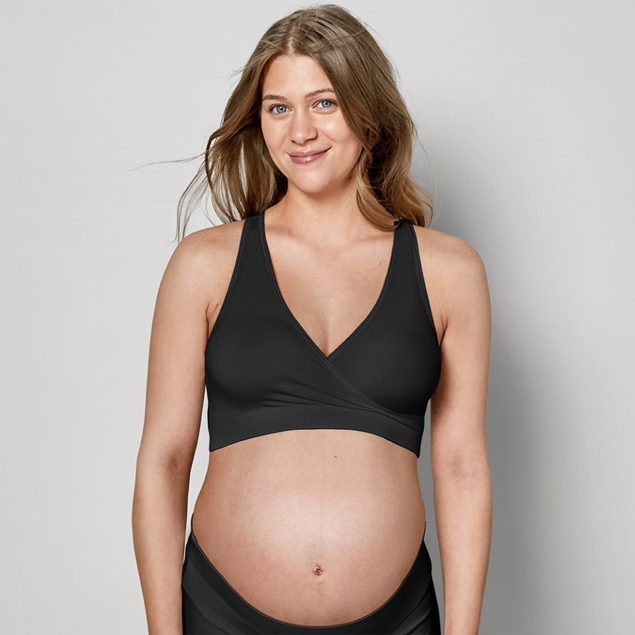 Medela Keep Cool Nat-BH, åndbar graviditets- og amme-BH, Sort - Buump - Amme-bh - Medela