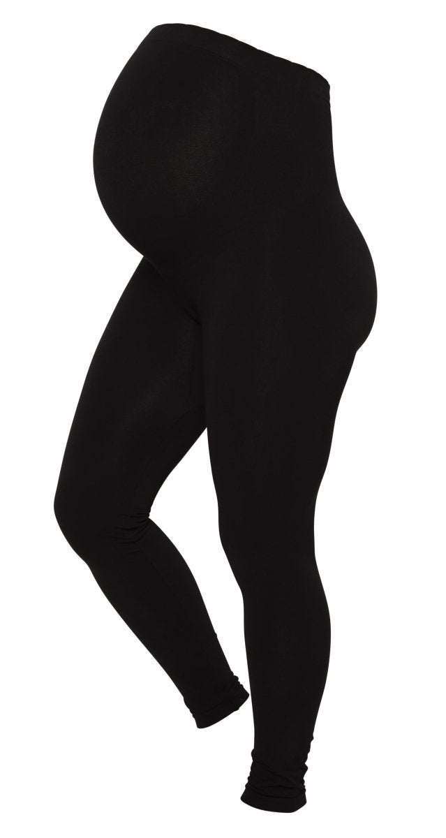 Momkind Belly support leggings, økologisk bambus, sort#MomkindClothingBuump
