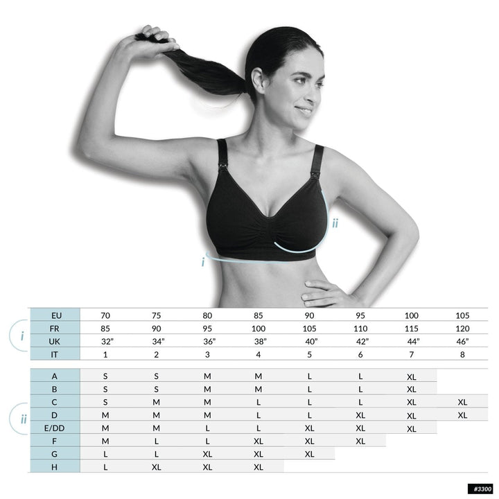 Carriwell Seamless Padded graviditets- og amme-bh med indlæg, hvid - Buump - Amme-bh - Carriwell