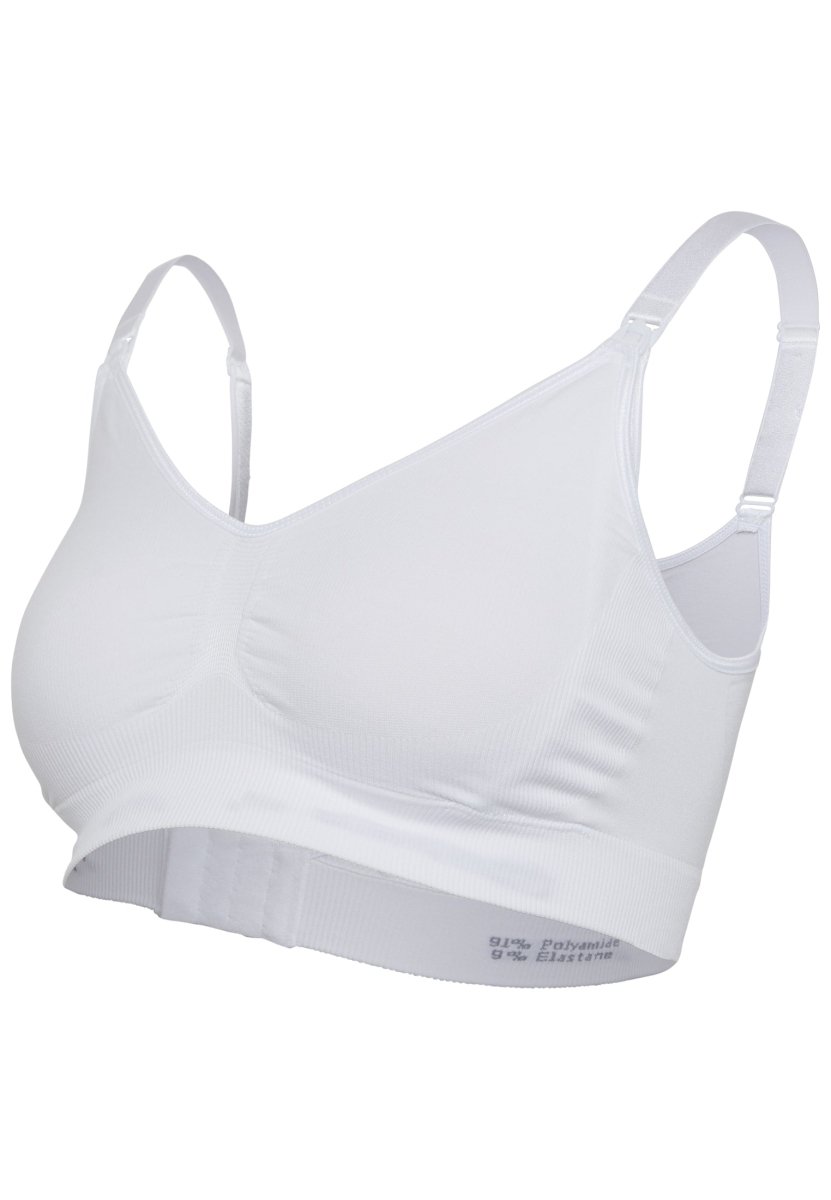 Carriwell graviditets- & amme-BH (Original seamless), hvid#CarriwellLingerieBuump