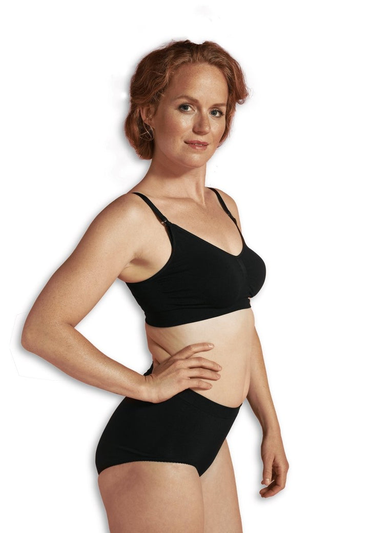 Carriwell graviditets- & amme-BH (Original seamless), sort#CarriwellLingerieBuump