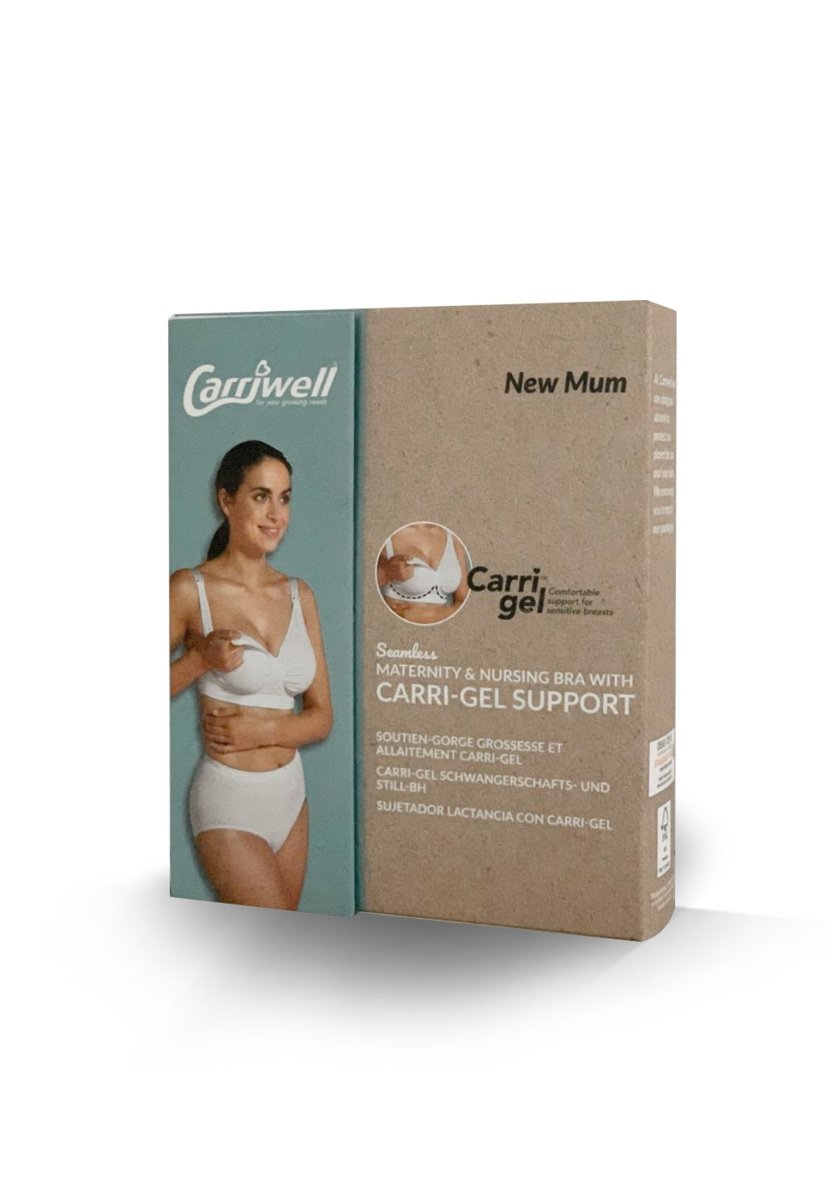 Carriwell graviditets- og amme-bh med Carri-gel støtte, sort - Buump - Amme-bh - Carriwell