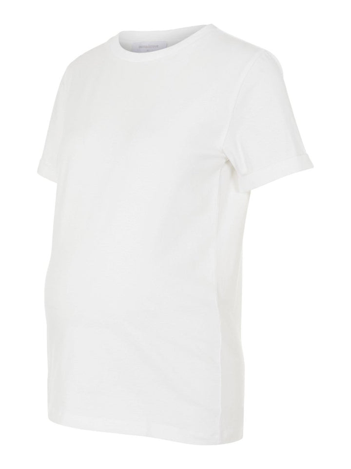 Mamalicious graviditets t-shirt, hvid, MLEva - Buump - T-shirt - Mamalicious