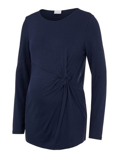 Mamalicious l/æ jersey ventetop, marineblå, MLKarely#MamaliciousTopBuump