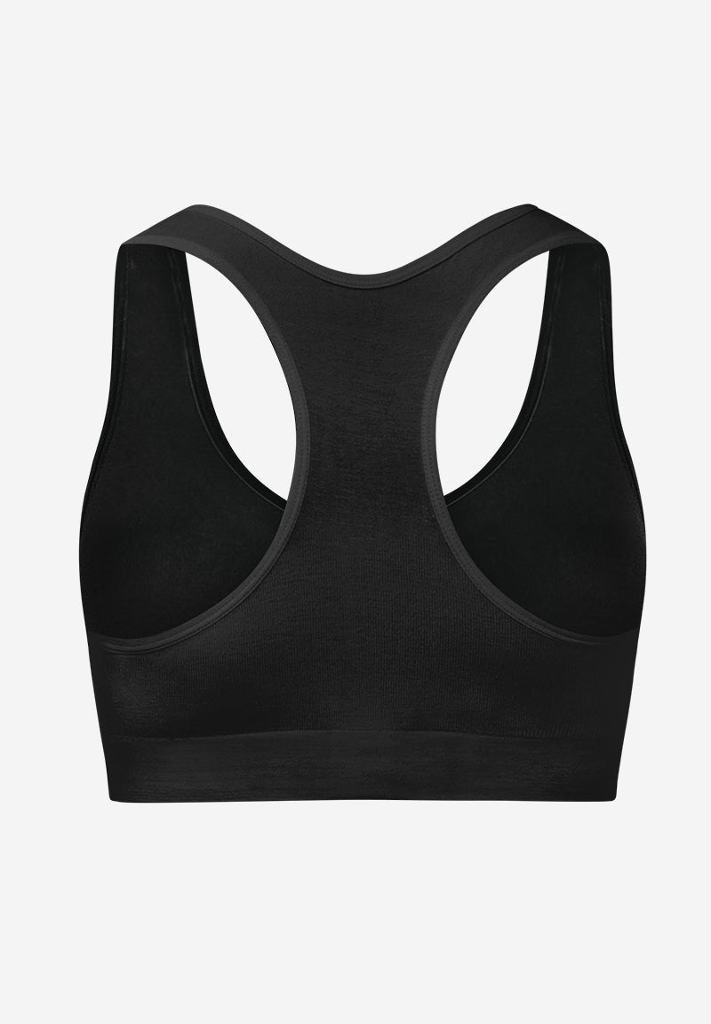 Milker Becky nat og dag amme-bh i økologisk bambus, sort - Buump - Lingerie - Milker