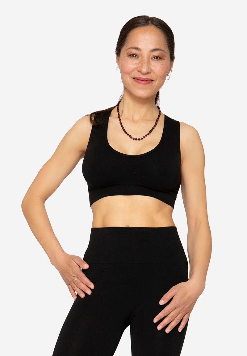 Milker Becky nat og dag amme-bh i økologisk bambus, sort - Buump - Lingerie - Milker
