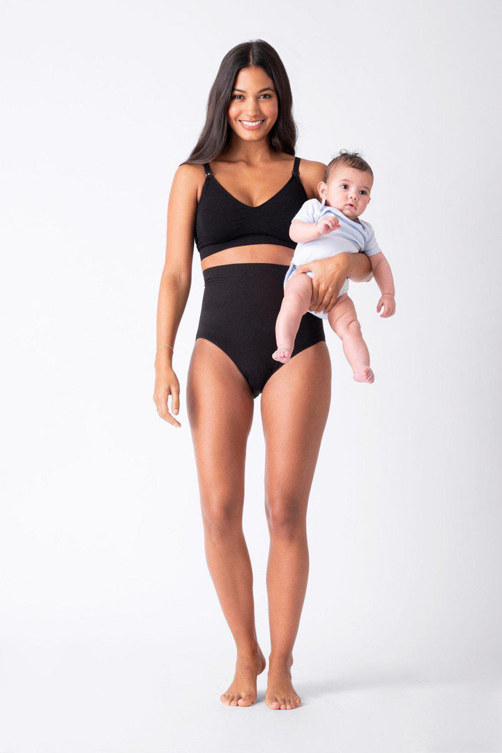 Samantha amningsbh i bambu 2-pack från Seraphine (svart/rödbrun)