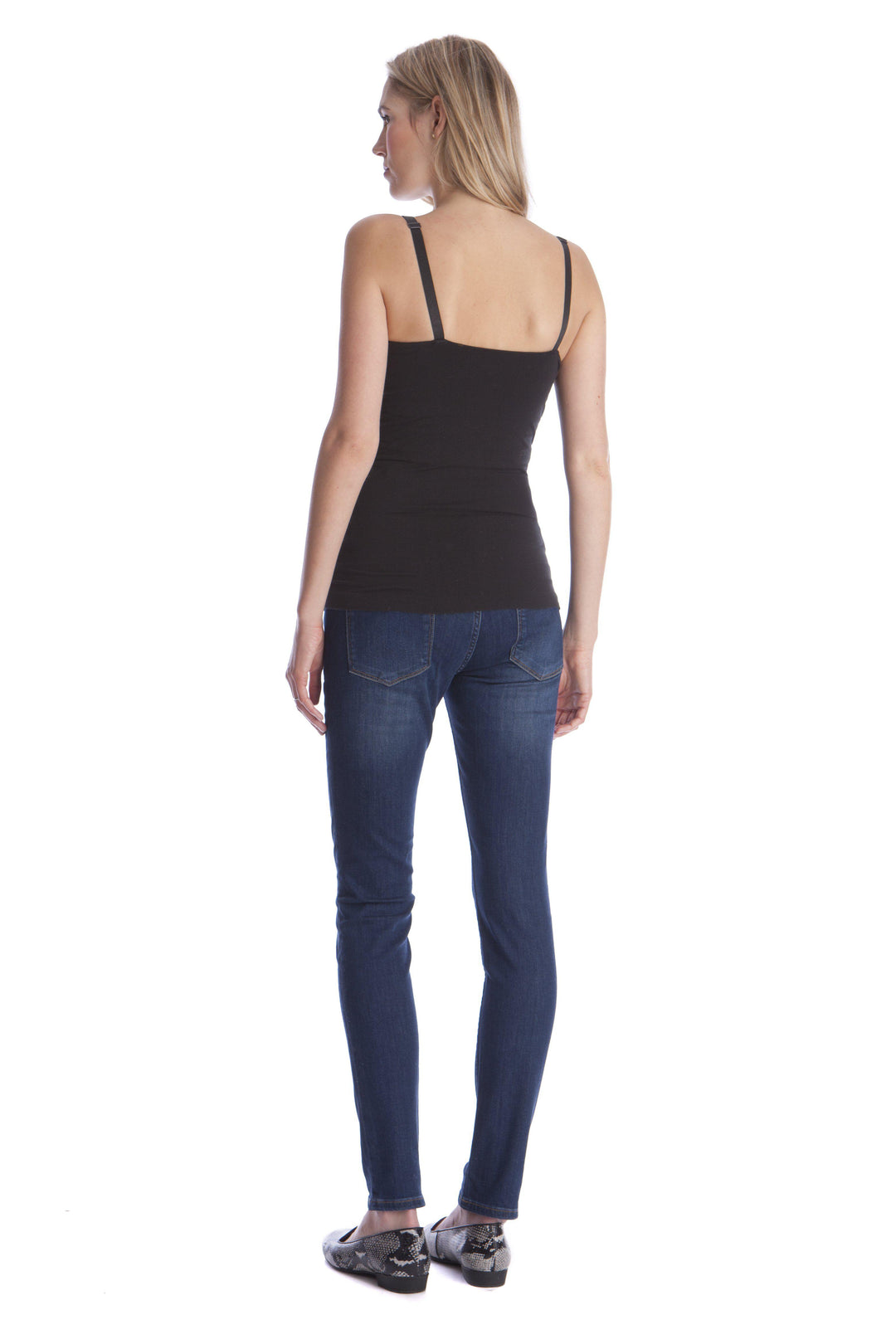 Tali amme-top i bambus (sort/blush) - 2-pak fra Seraphine